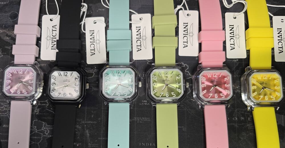 Invicta Celestial Scalenon 39mm Watch 6 Color Complete Set 70316-70321 NWT